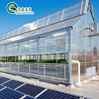 Estrutura principal Galvanização a Quente Alumínio Aço Prefabricada Casa de Verdura para o Cultivo de Tomate