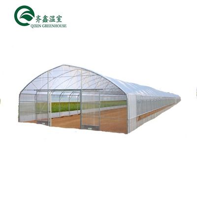 Estrutura de aço galvanizado a quente de alumínio Agricultura Túnel Estufas para vegetais
