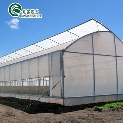 Estrutura de aço galvanizado a quente de alumínio Agricultura Túnel Estufas para vegetais