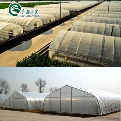 Estrutura de aço galvanizado a quente de alumínio Agricultura Túnel Estufas para vegetais