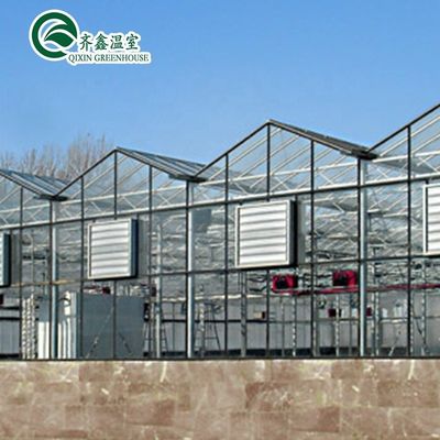 Partes de estrutura de estufa de alumínio adequadas para estufas agrícolas de várias faixas