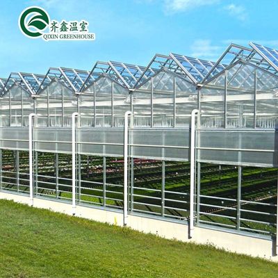 Partes de estrutura de estufa de alumínio adequadas para estufas agrícolas de várias faixas