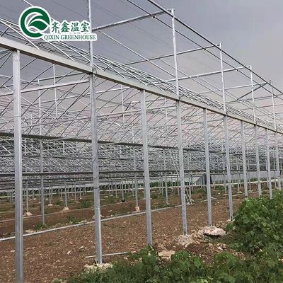Material de cobertura de folha PC Estufa agrícola multi-espaço para o cultivo de vegetais