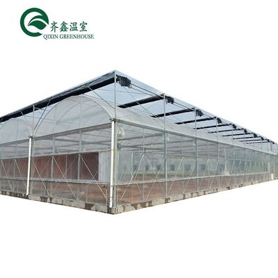 Estufas hidropónicas de duas camadas para o cultivo de tomates em ambiente controlado